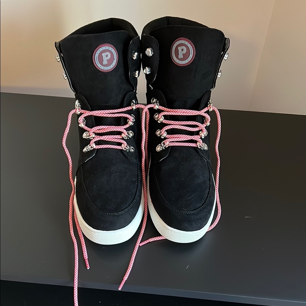 Pastry Riverside size 11 Black and White High-Top Sneakers